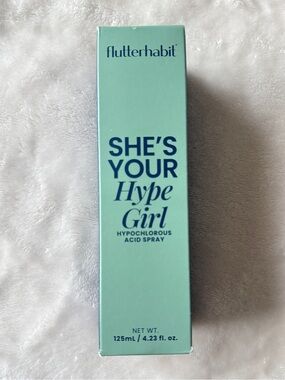 FlutterHabit Shes Your Hype Girl Hypochlorous Acid Spray 125ml 4.23oz Face Mist